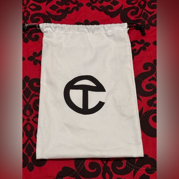 Telfar White Logo Drawstring Bag - Picture 1 of 8